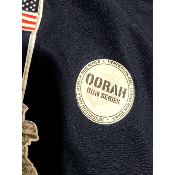 2012 70th Anniversary IWO JIMA Memorial Flag Raising Mens Blue T-Shirt Size XL - Picture 7 of 11